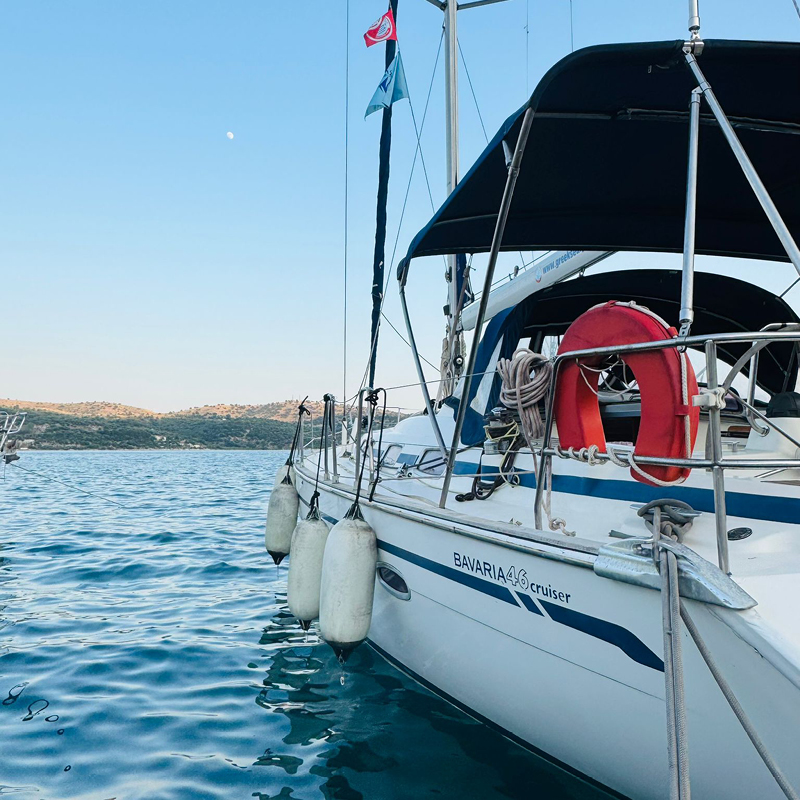Sandra unsere Segelyacht